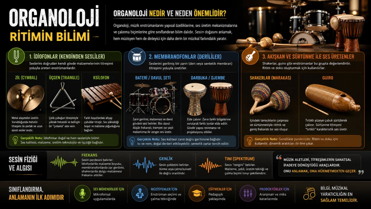 Ritim Enstrümanlarının Sınıflandırılması: Organolojik Bir Bakış